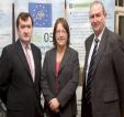 Attending project launch David Gunning Coillte CEO, Mary Wa